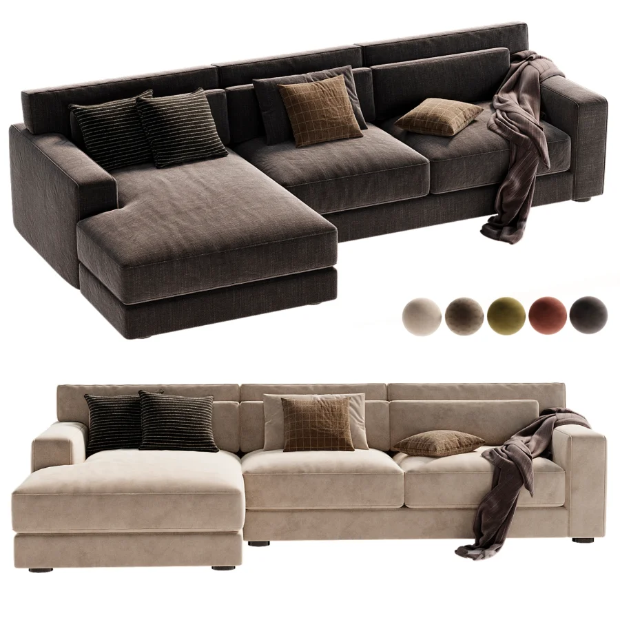 Retreat 2 Piece Sectional Sofa with Chaise Lounge Image 5
