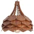 Wooden pendant lamp Dalia Rosewood - Thumbnail 1