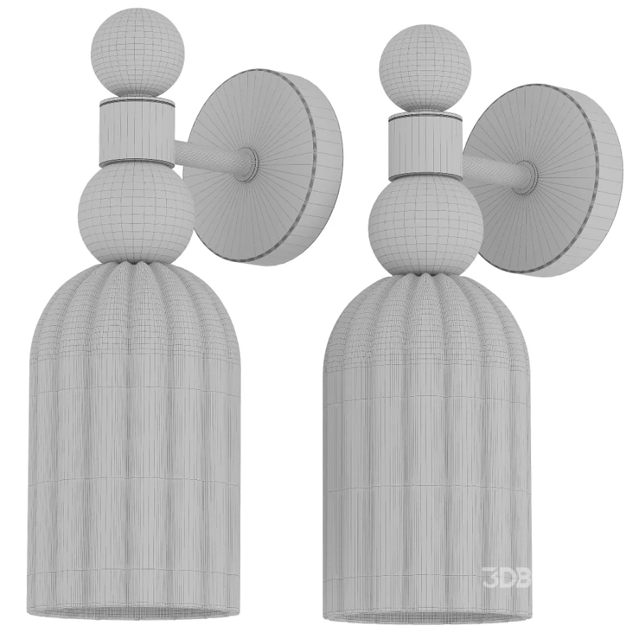 Alabaster Brass Wall Sconce Image 6