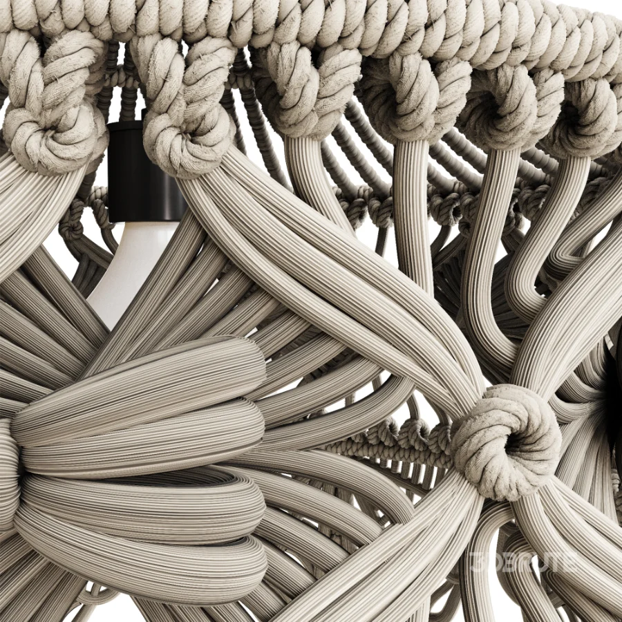 Macrame Pendant Lamp Image 5