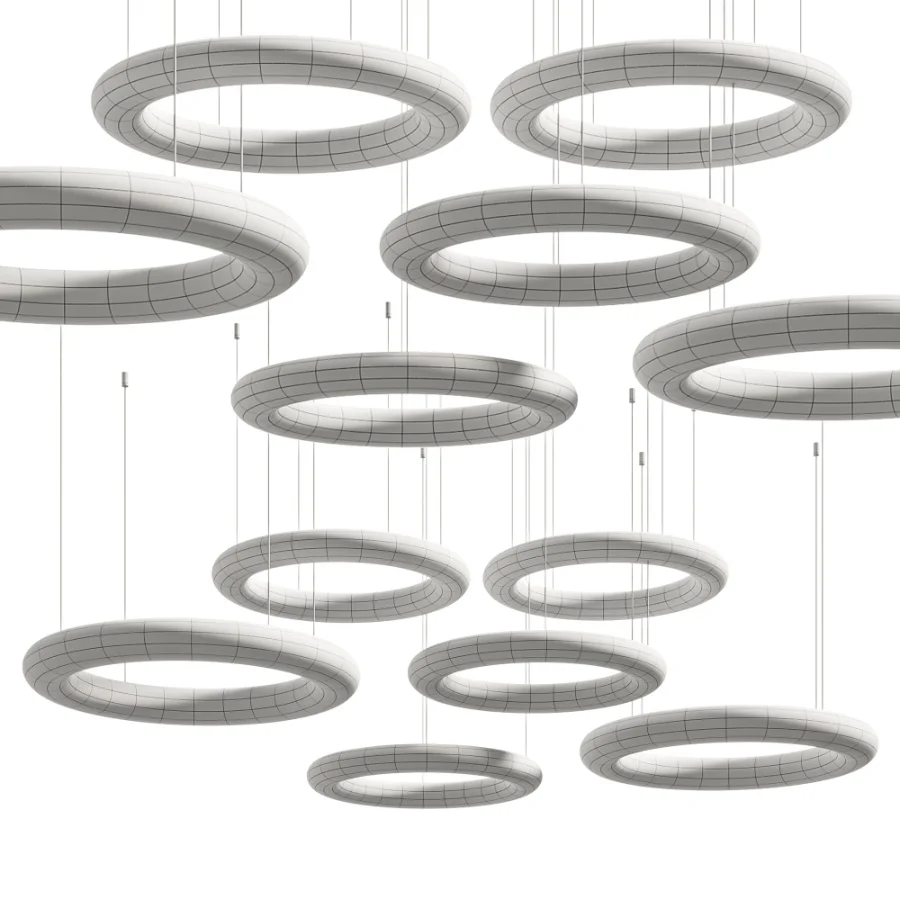 Aurelia Alabaster Ring Pendant Light 2 Image 3