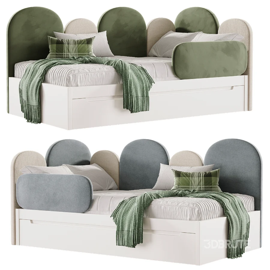 SAVOY Upholstered Kids Bed Image 3