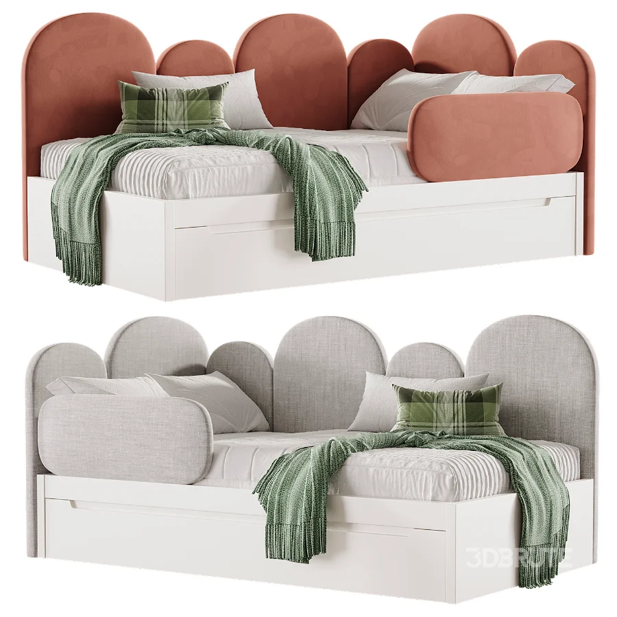 SAVOY Upholstered Kids Bed Image 2