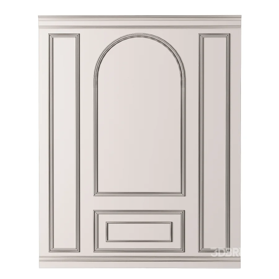Classic 3D Wall Panel Elegant Design for Interior Decor 14 Image 1