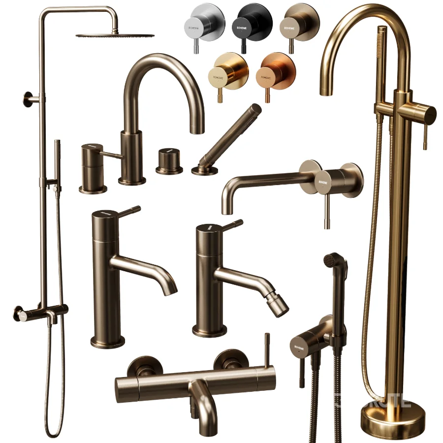 BOHEME UNO Faucet & Shower Set Image 7