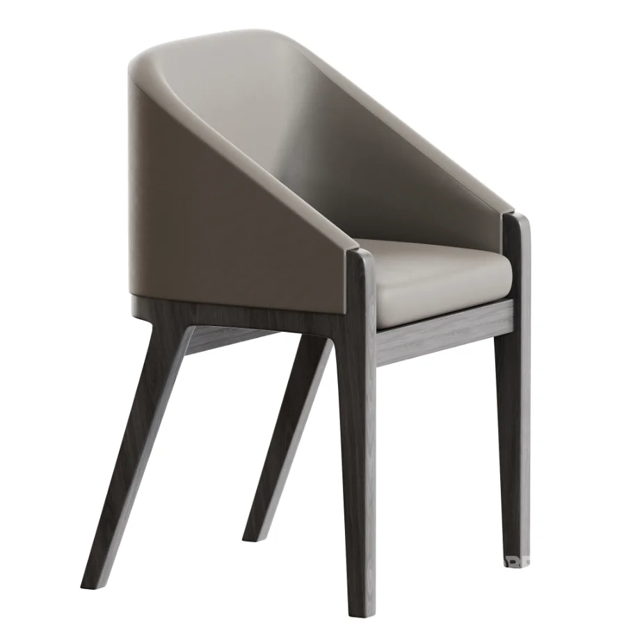 Upholstered wood side chair Image 3
