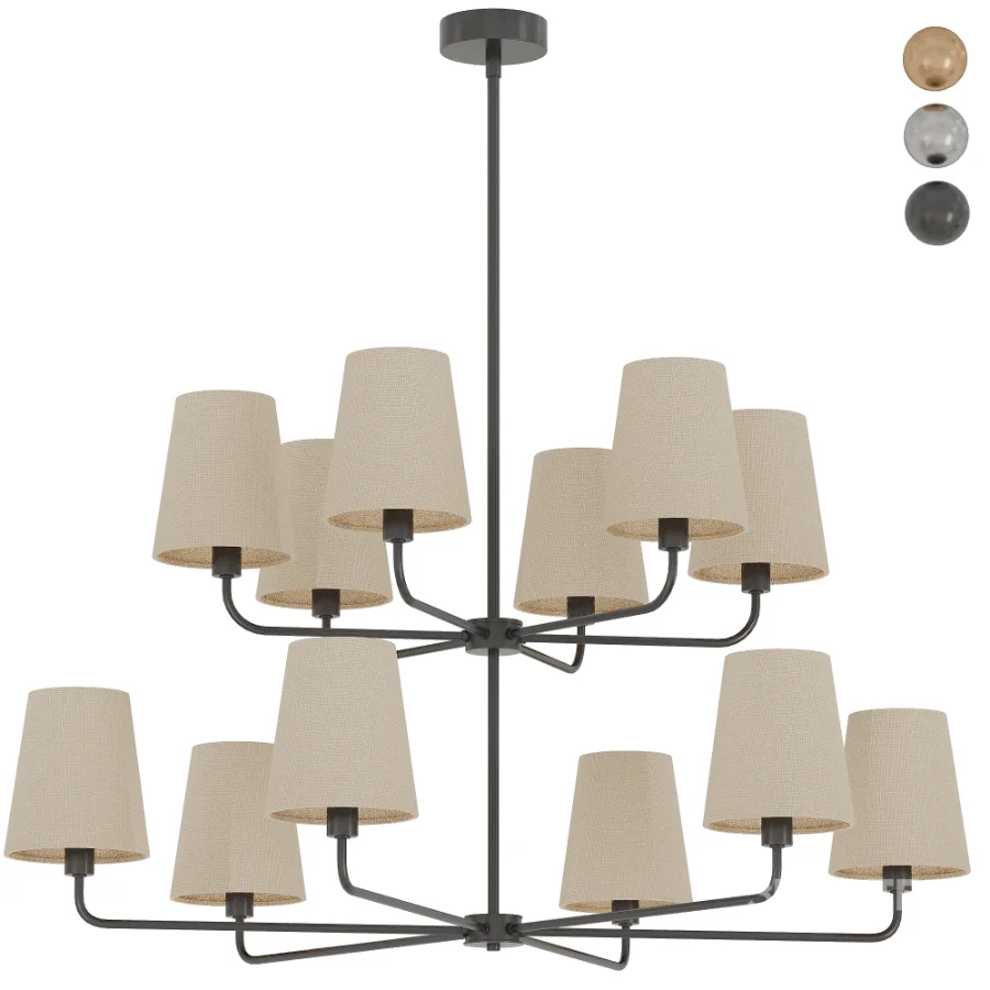 Light Adjustable Sputnik Chandelier Image 4