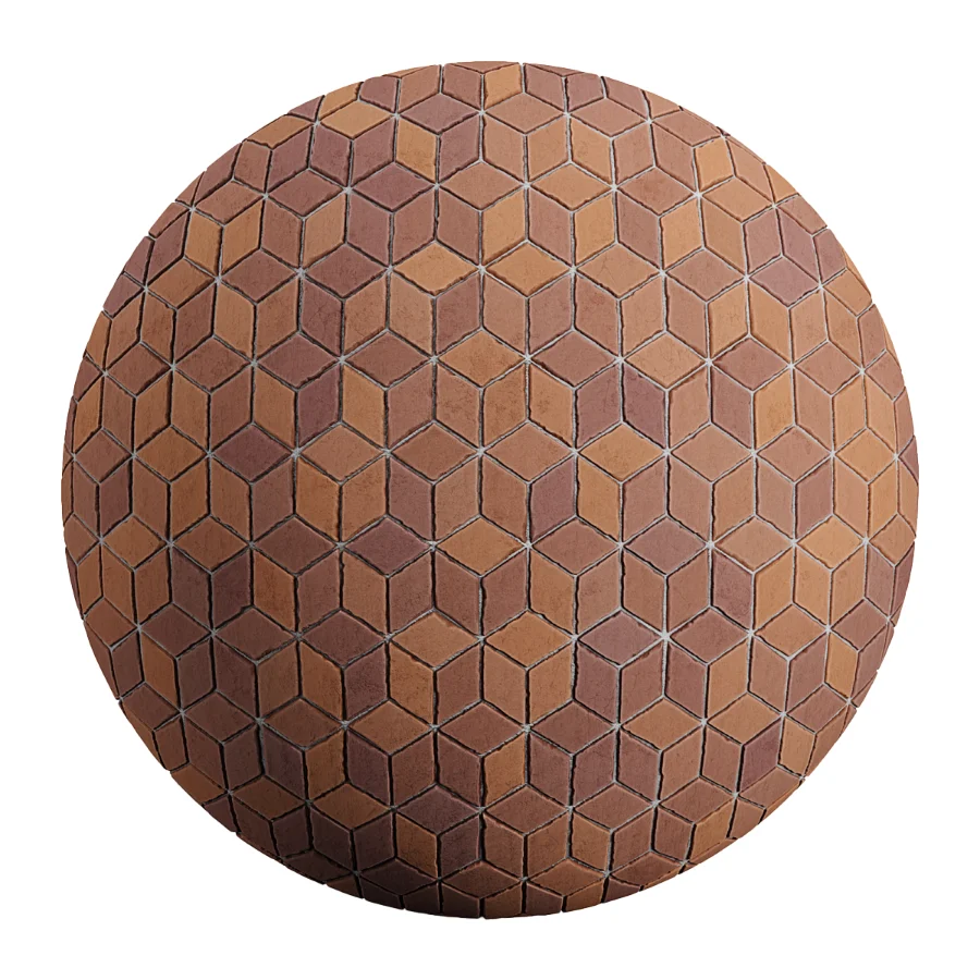 FB23 Brick material in one design and 6 different colors 4K Image 4