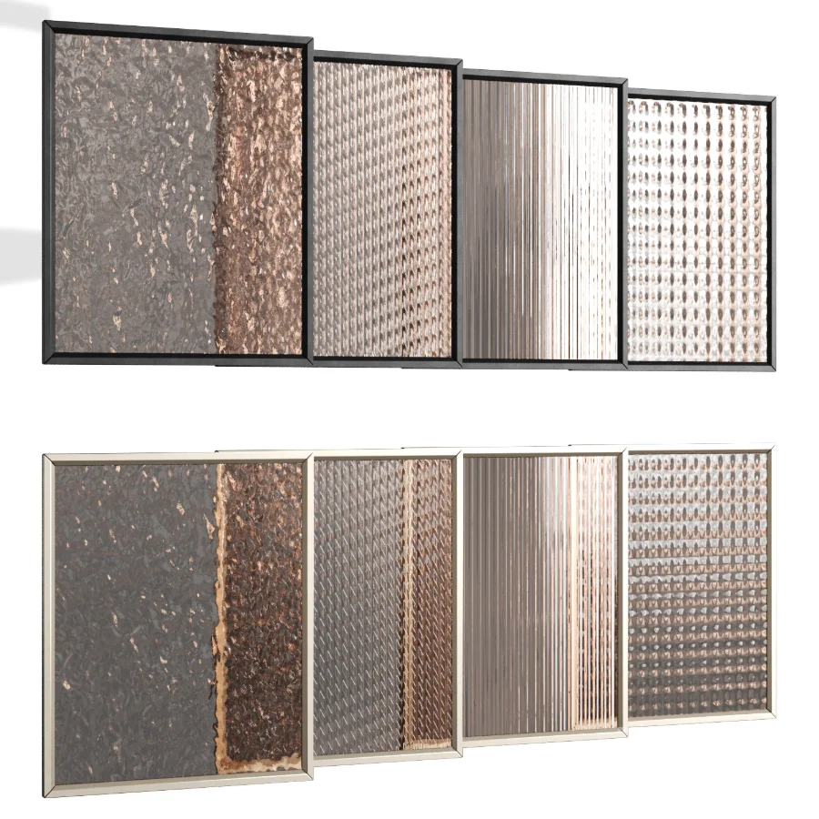 Glass Kitchen Cabinet Fronts Set Image 1