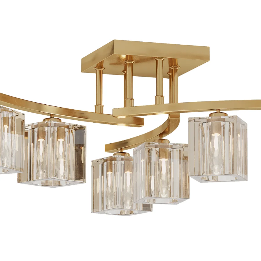 Sputnik Ceiling Chandelier Image 5