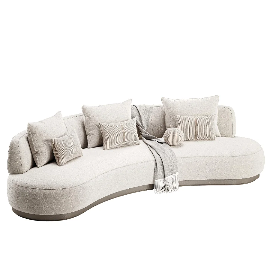 Amalfi Kidney Sofa-Harbour Image 1