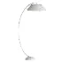 Circo arc bronze and linen floor lamp - Thumbnail 3
