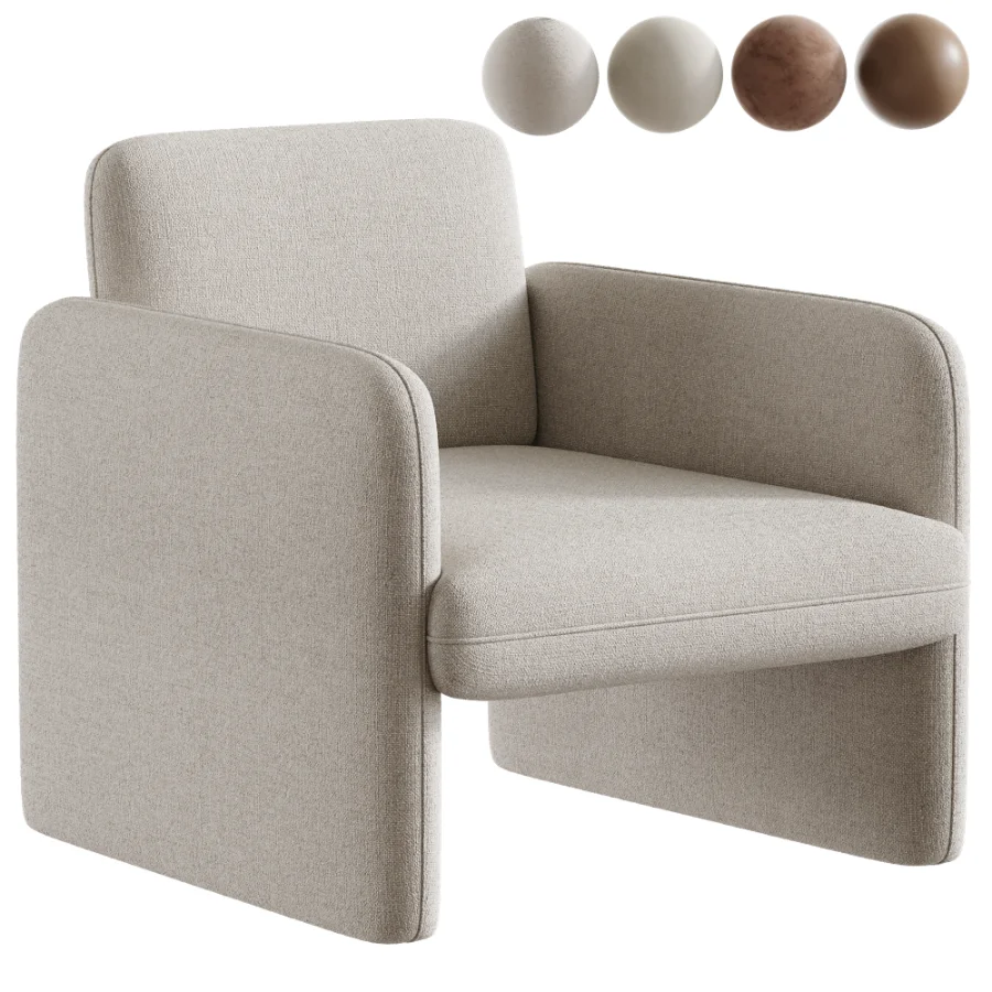 Bella Ivory Armchair Image 1
