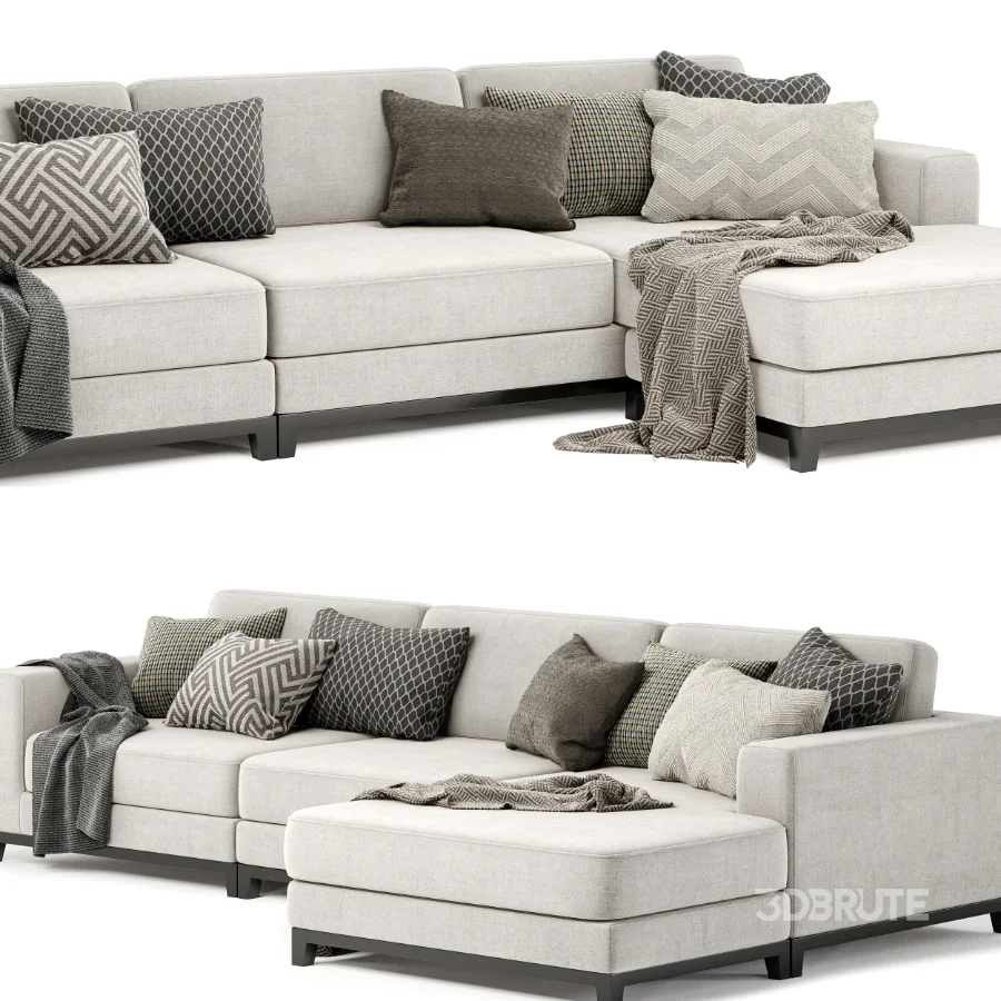 Frankfurt modern chaise lounge Image 1