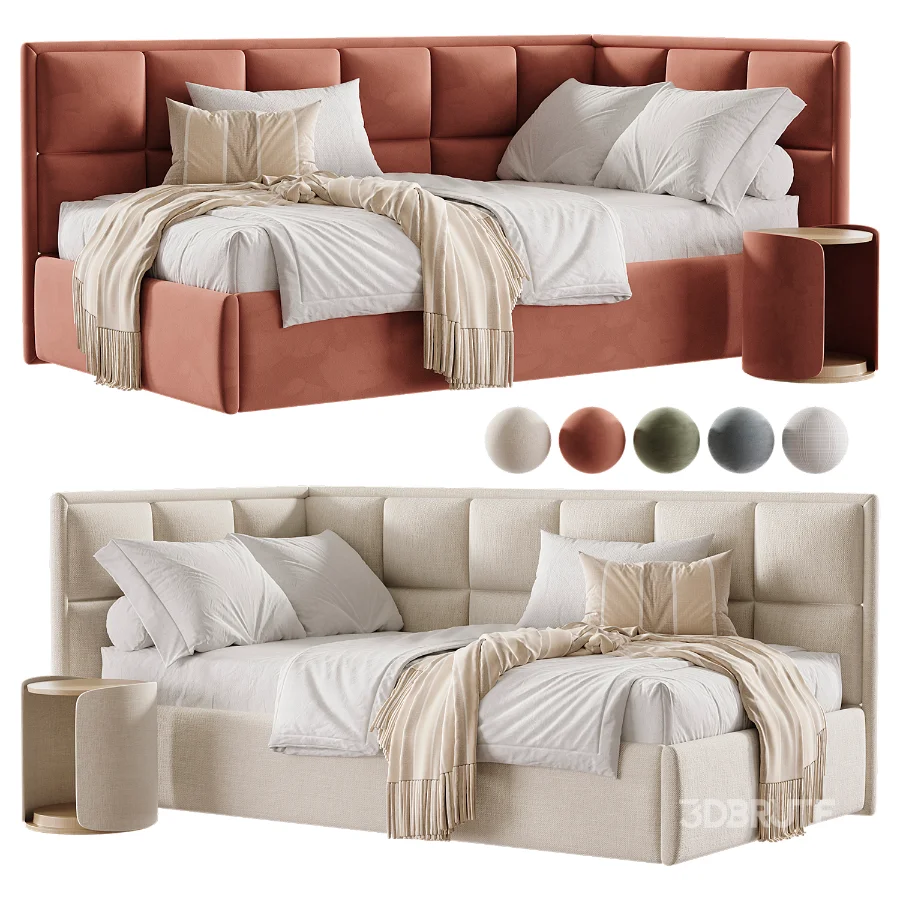 Childrens upholstered bed Image 4