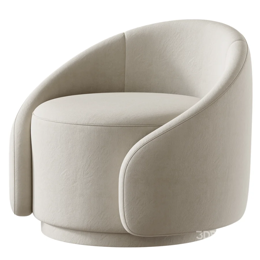Swivel Barrel Chair Image 3