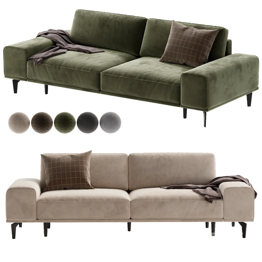 divan marej soft olive Image 2