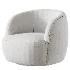 Tayson Swivel Armchair Stone - Thumbnail 7