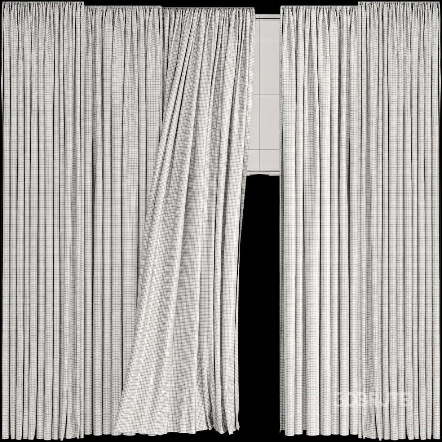 Silk and Cotton Curtain Set 132 Image 6