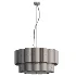 Folia large scalloped natural linen pendant - Thumbnail 4