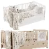 Minimalist White Toddler Bed with Storage - Thumbnail 4