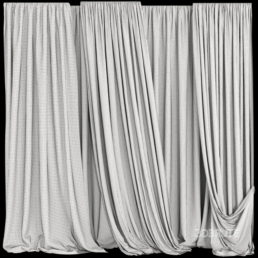Silk and Cotton Curtain Set 131 Image 5