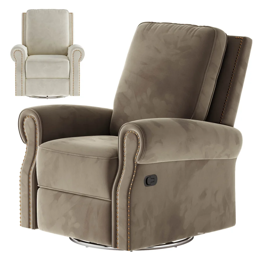 Antasia Rocking_Swivel_Glider_Nursery_Recliner Image 2