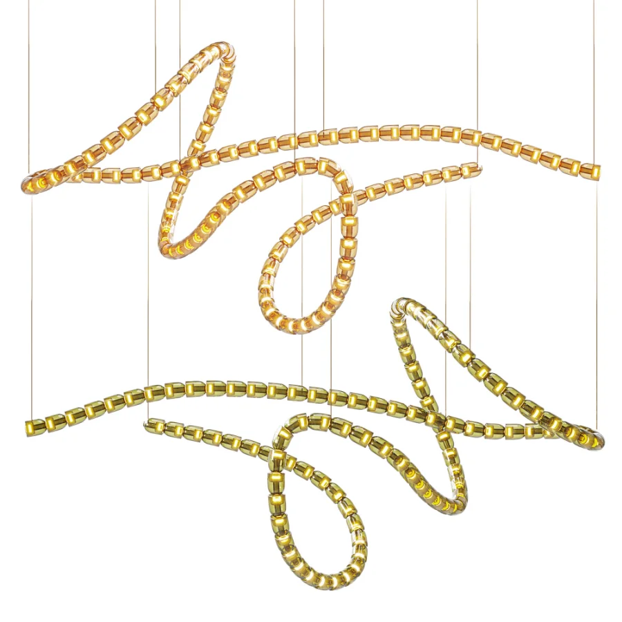 Gabriel Knot LED Chandelier Image 8