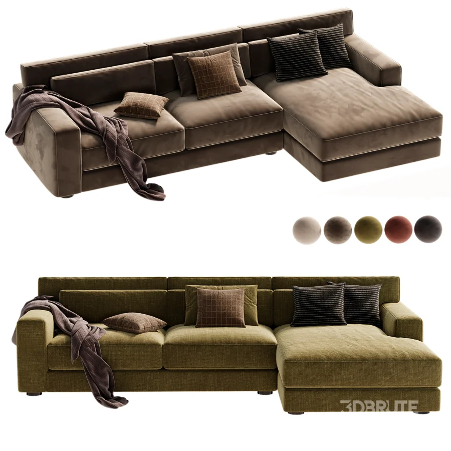 Retreat 2 Piece Sectional Sofa with Chaise Lounge Image 4