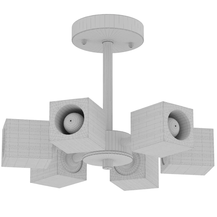 Semi Flush Mount Ceiling Light Image 2