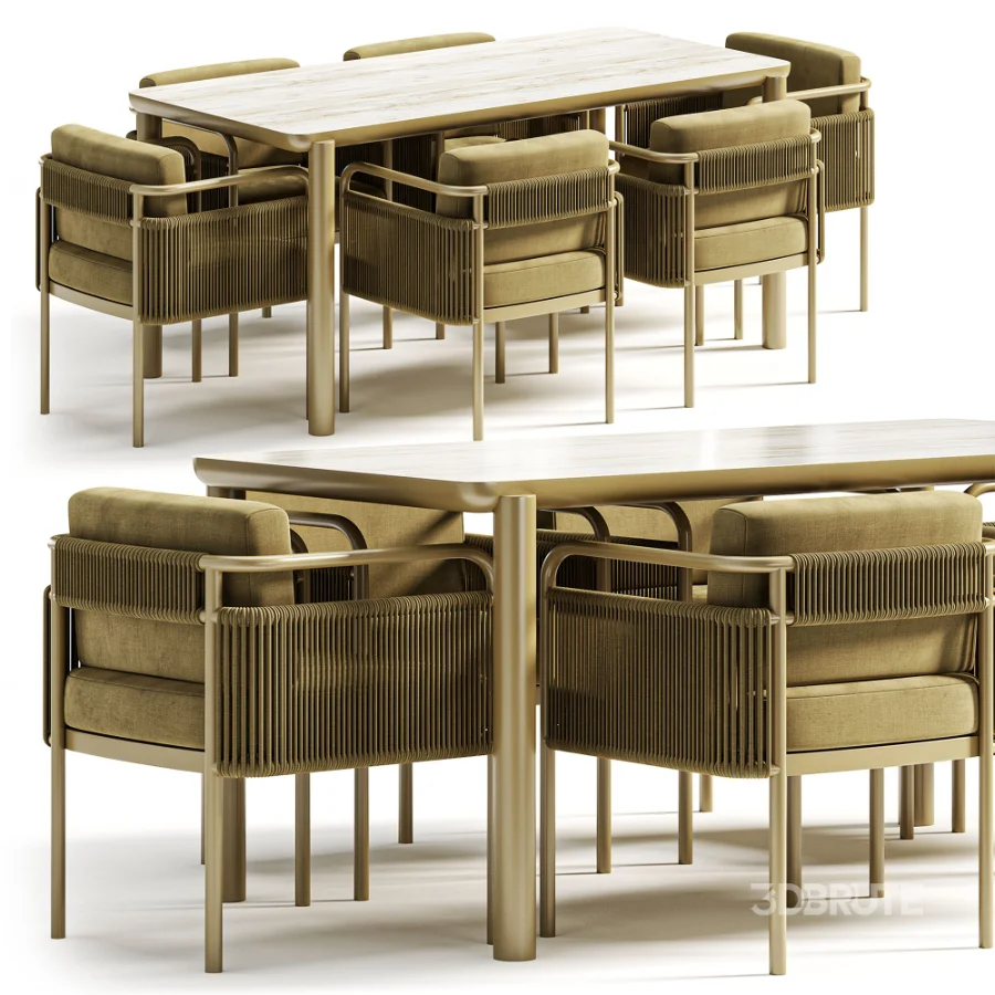Garden Furniture Part Table Chairs Image 6