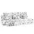 Amalfi 3 Seat Armless Sofa - Thumbnail 4