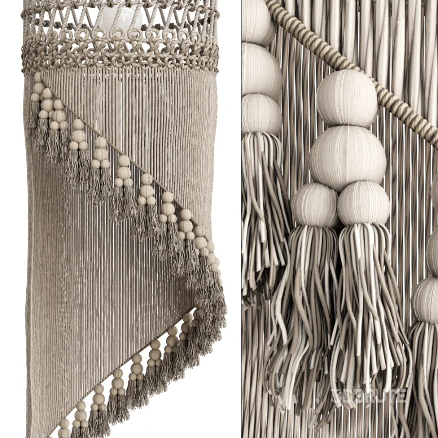 Macrame Pendant Lamp Image 5