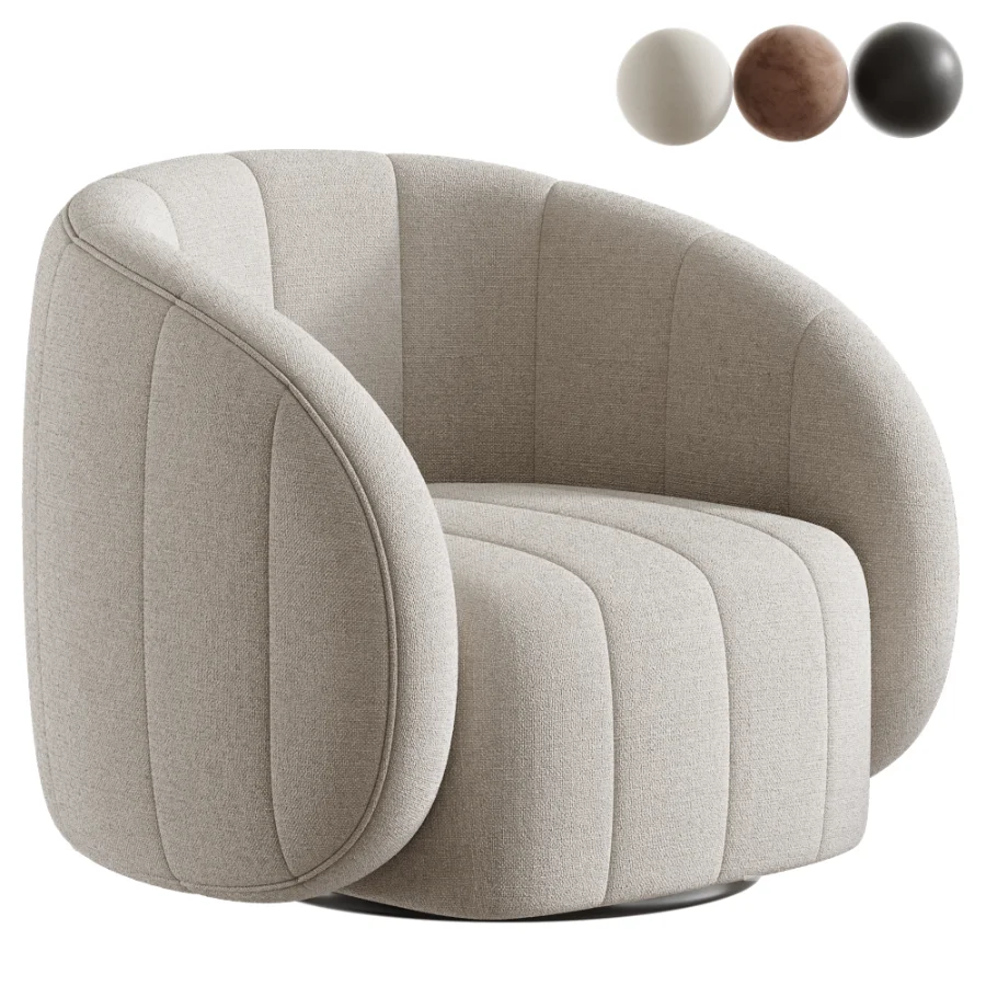 Swivel Accent Armchair Image 1