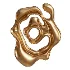Wall Sculpture Modern Liquid Chrome Metal - Thumbnail 1