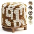 Bisou Performance Jacquard Ottoman - Thumbnail 1