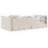 Cozy Ivory Boucle Low Profile Kids Bed - Thumbnail 5