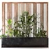 Room Divider Planter 03 – Wooden Panel with Plants - Thumbnail 2