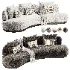 Amalfi Kidney Sofa-Harbour - Thumbnail 2
