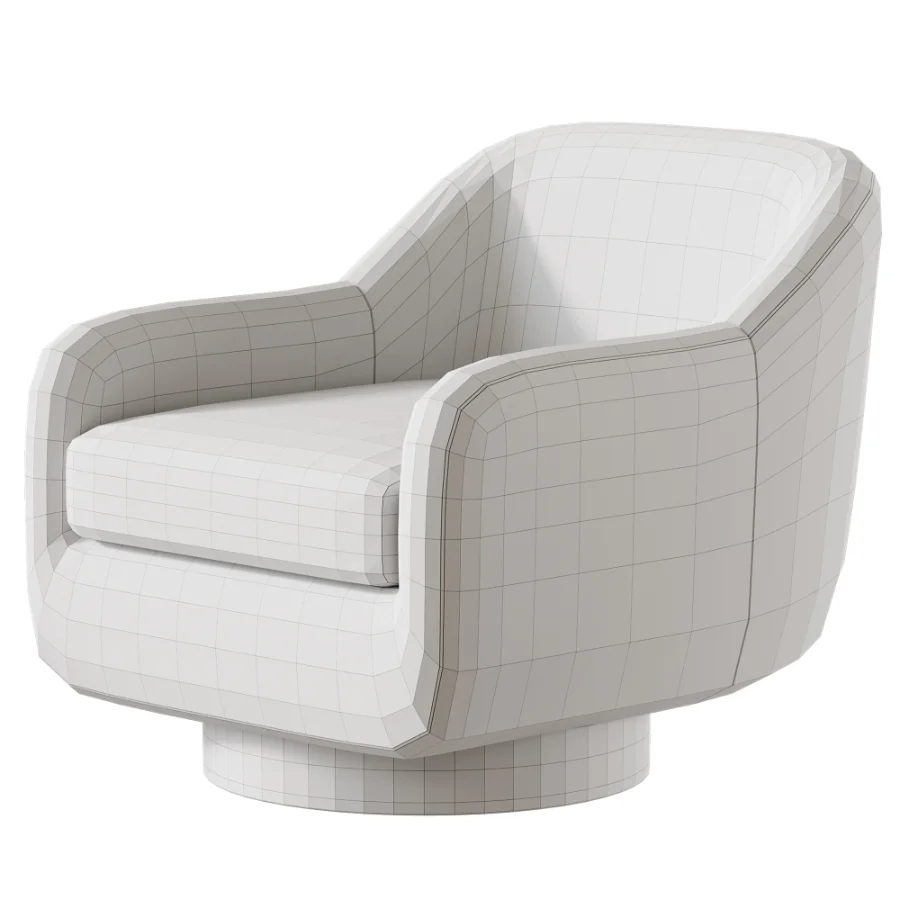 Modern Swivel Accent Chair Image 4