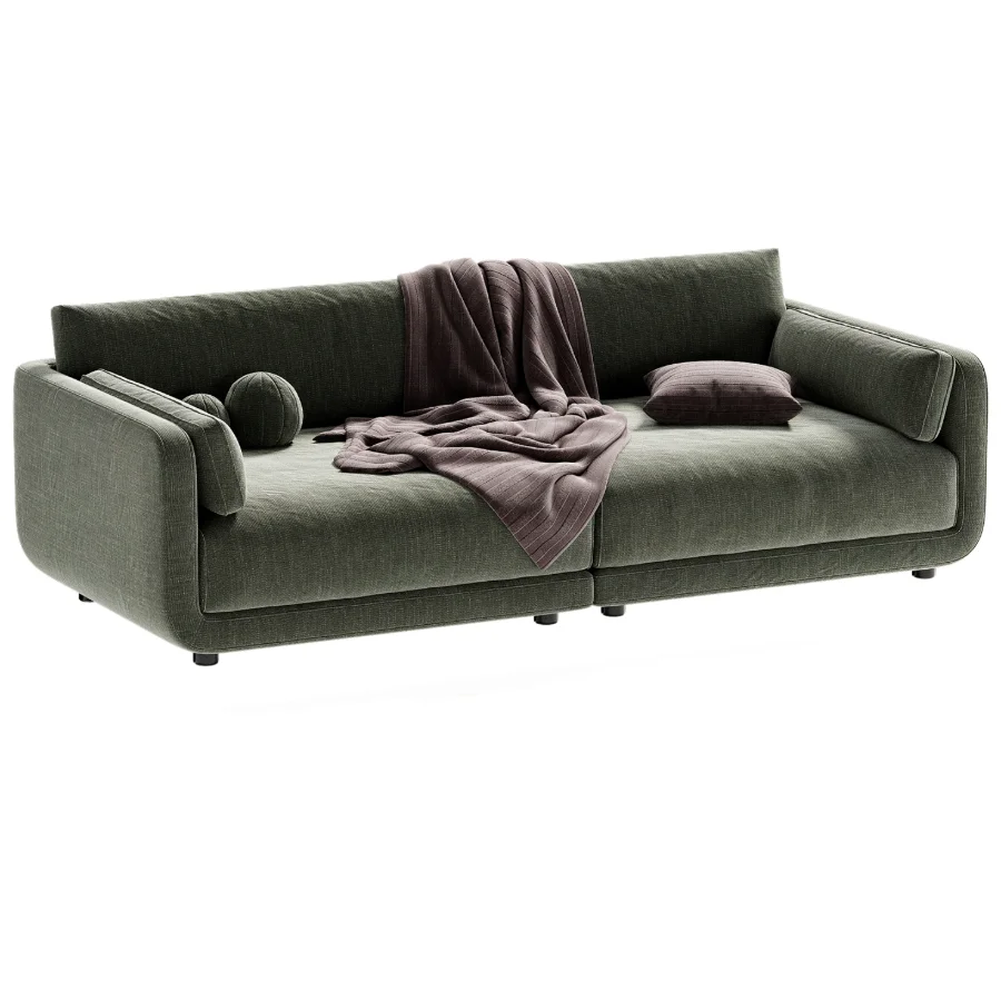 Naples Upholstered Sofa Image 1