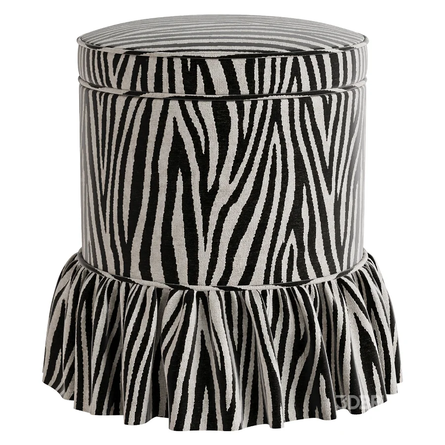 Aurora Footstool pouf Image 2