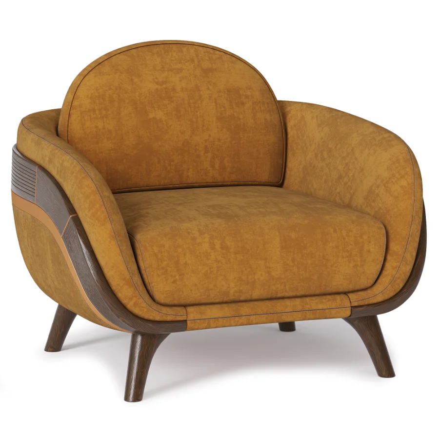 Modern Lounge Armchair Image 4