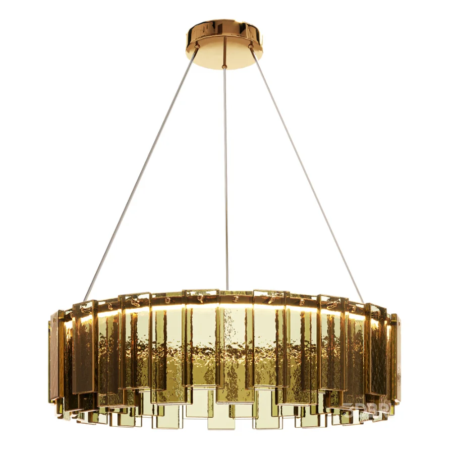 Celestial Alabaster Round Chandelier Image 1