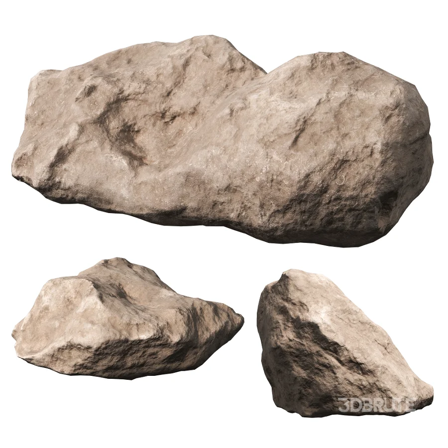 Low Poly Rocks 16 Image 5