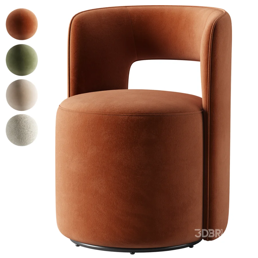 Sutton Copper Swivel Chair Image 1