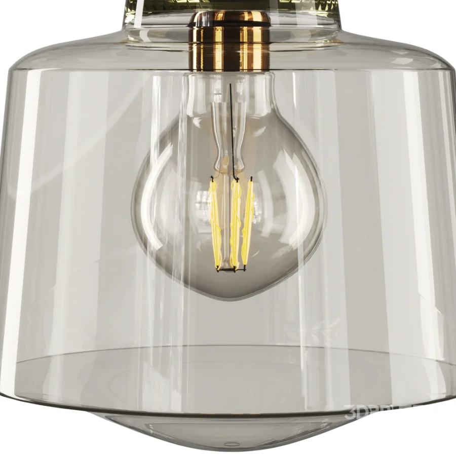 Auric Glass Flush Mount Image 2