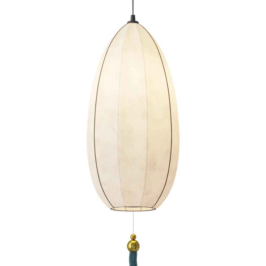 Traditional Chinese Fabric Light Chandeliers Image 3