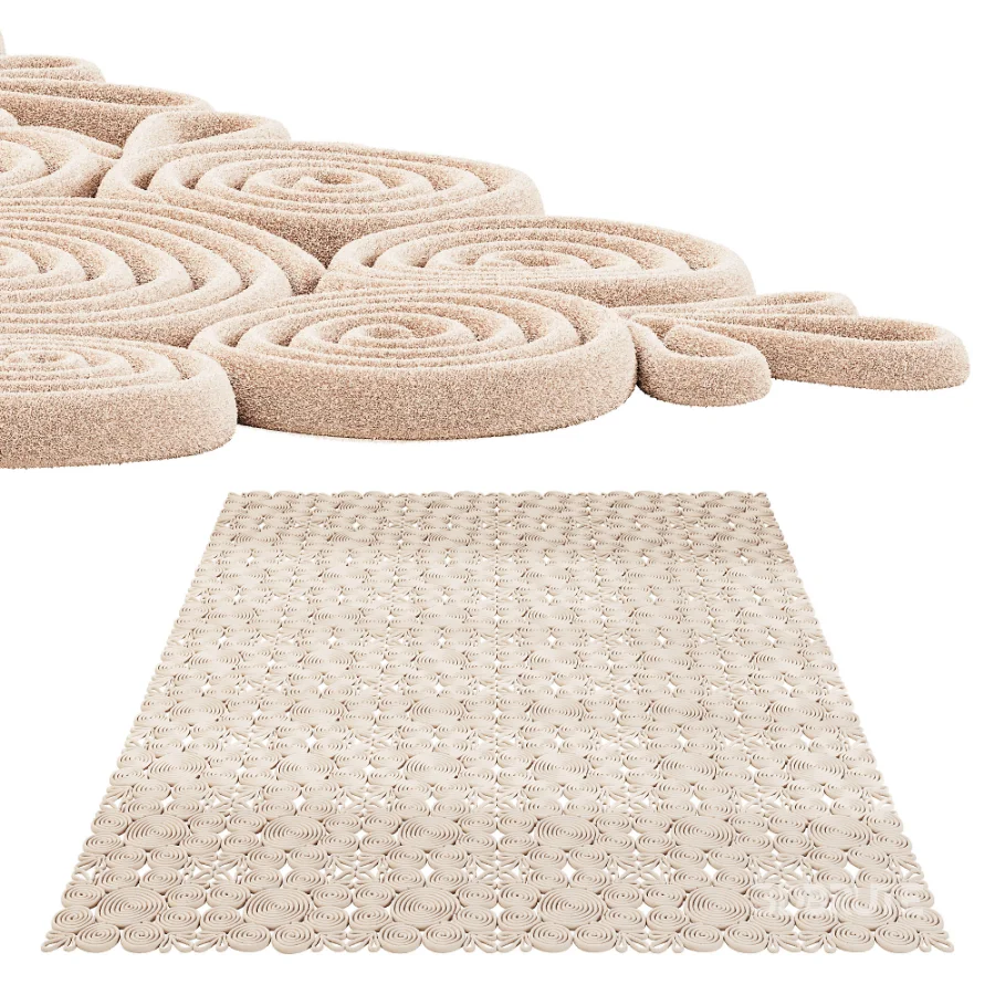 Modern Carpet Rattan Image 5