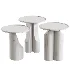 Stigido Round walnut Side table BY AMPM - Thumbnail 5